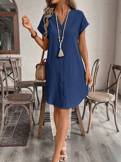 Siléa™ | Robe chemise midi en coton