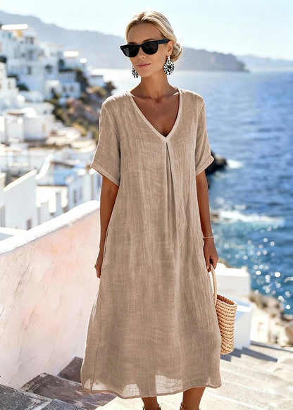 CÉLESTE™ | ROBE MIDI ÉVASÉE