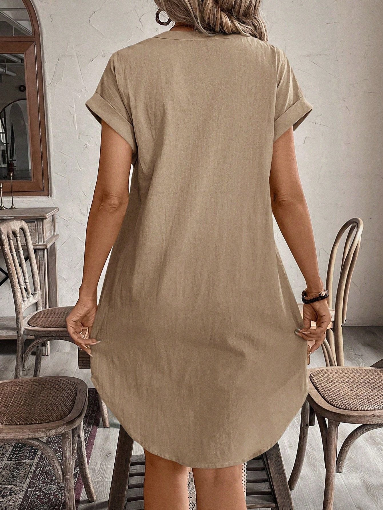 Siléa™ | Robe chemise midi en coton