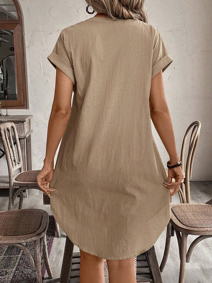 Siléa™ | Robe chemise midi en coton