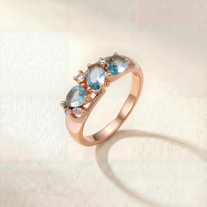 Énora | Bague ondulante évoquant les vagues de la mer
