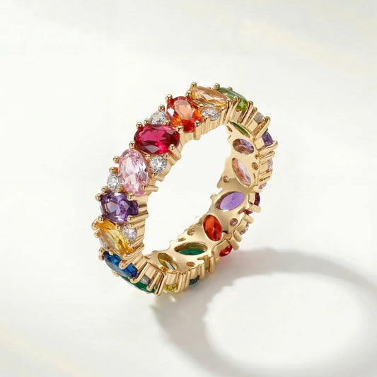 Carole | Bague ornée de pierres scintillantes