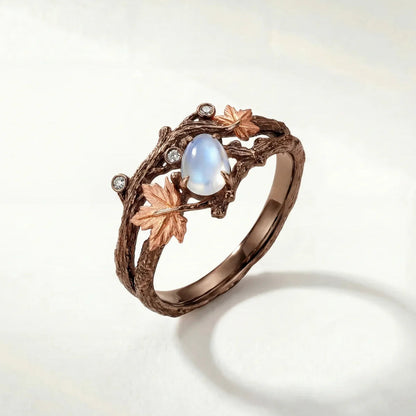 Maëlys | Bague effet branche — design organique et élégance naturelle