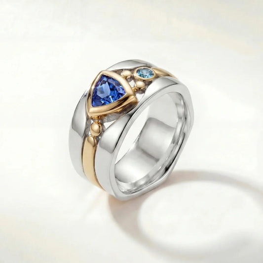 Cassandre | Bague capturant la puissance et la majesté de l'océan