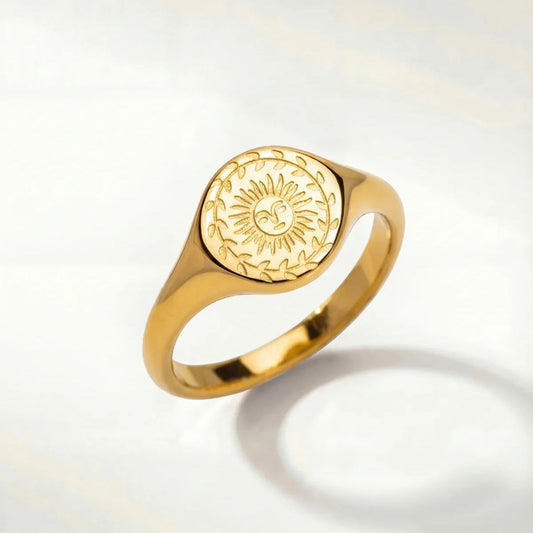 Abigaël | Bague soleil inspirée par la lumière du jour