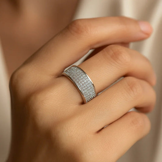 Luciana | Bague scintillante
