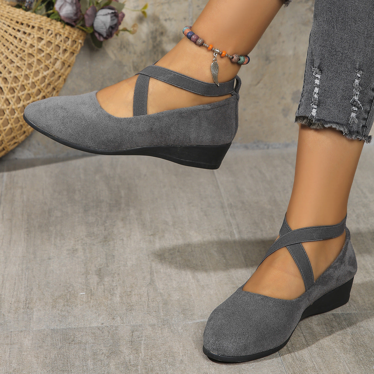 Margaux™ | Ballerines Élégance Croisée