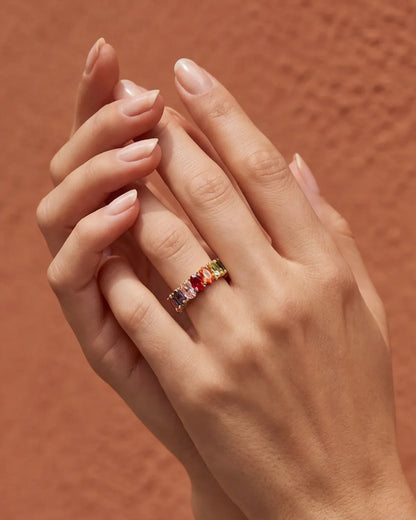 Carole | Bague ornée de pierres scintillantes