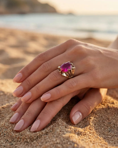 Livia | Bague en saphir