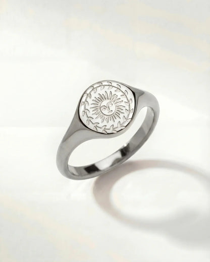 Abigaël | Bague soleil inspirée par la lumière du jour