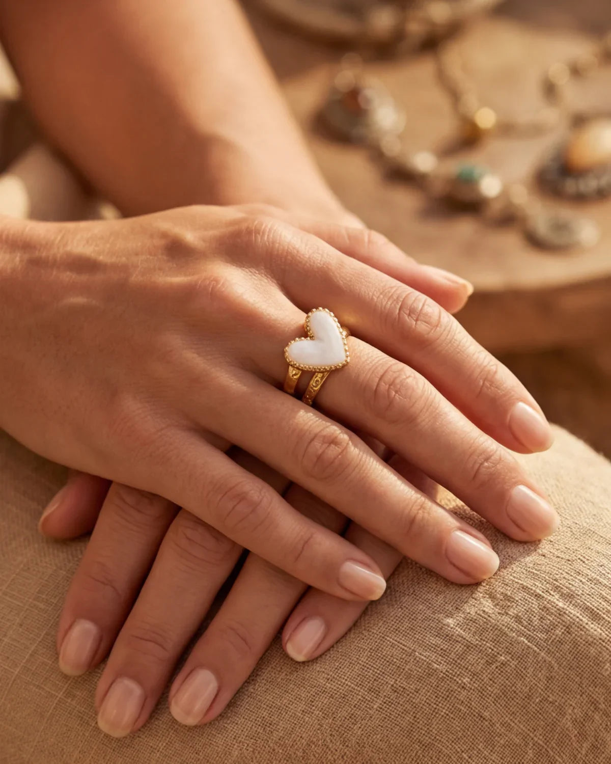 Quitterie | Bague Cœur Éternel