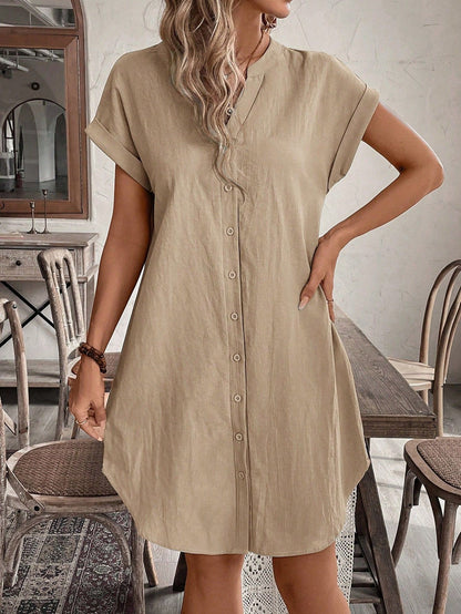 Siléa™ | Robe chemise midi en coton