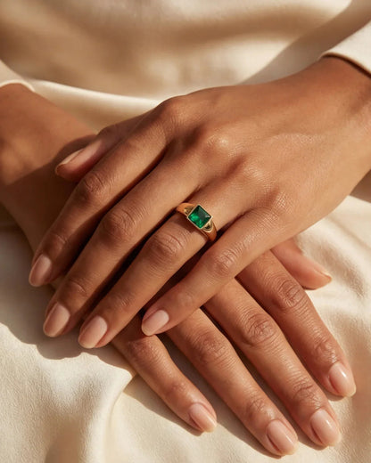 Honorine | Bague avec pierre précieuse - élégance intemporelle