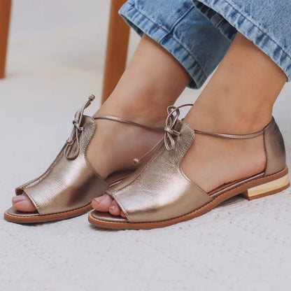 JULIETTE™ | Sandales à Lacets Élégance Estivale