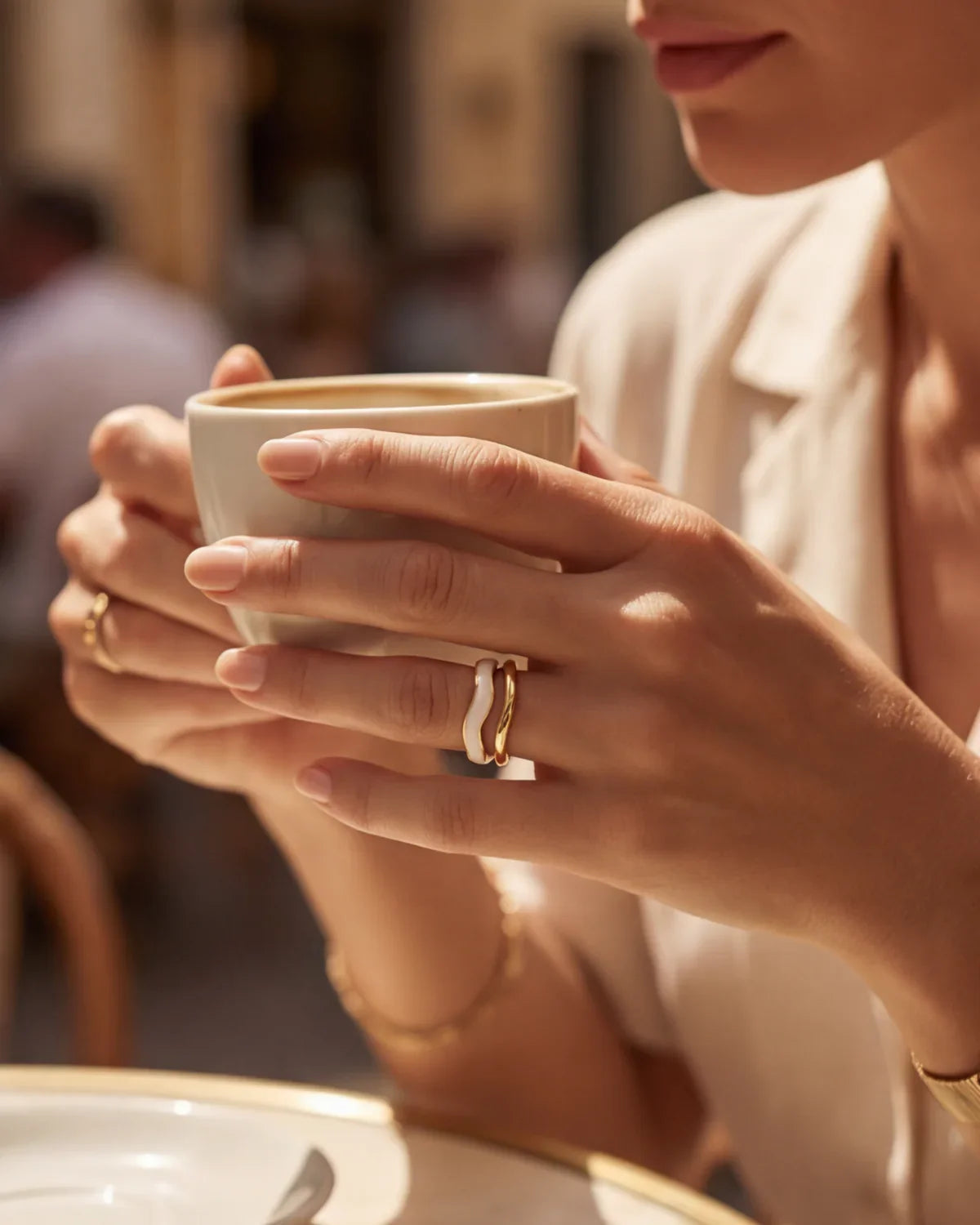 Philomène — Bague ajustable élégante et tendance