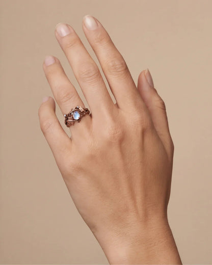 Maëlys | Bague effet branche — design organique et élégance naturelle