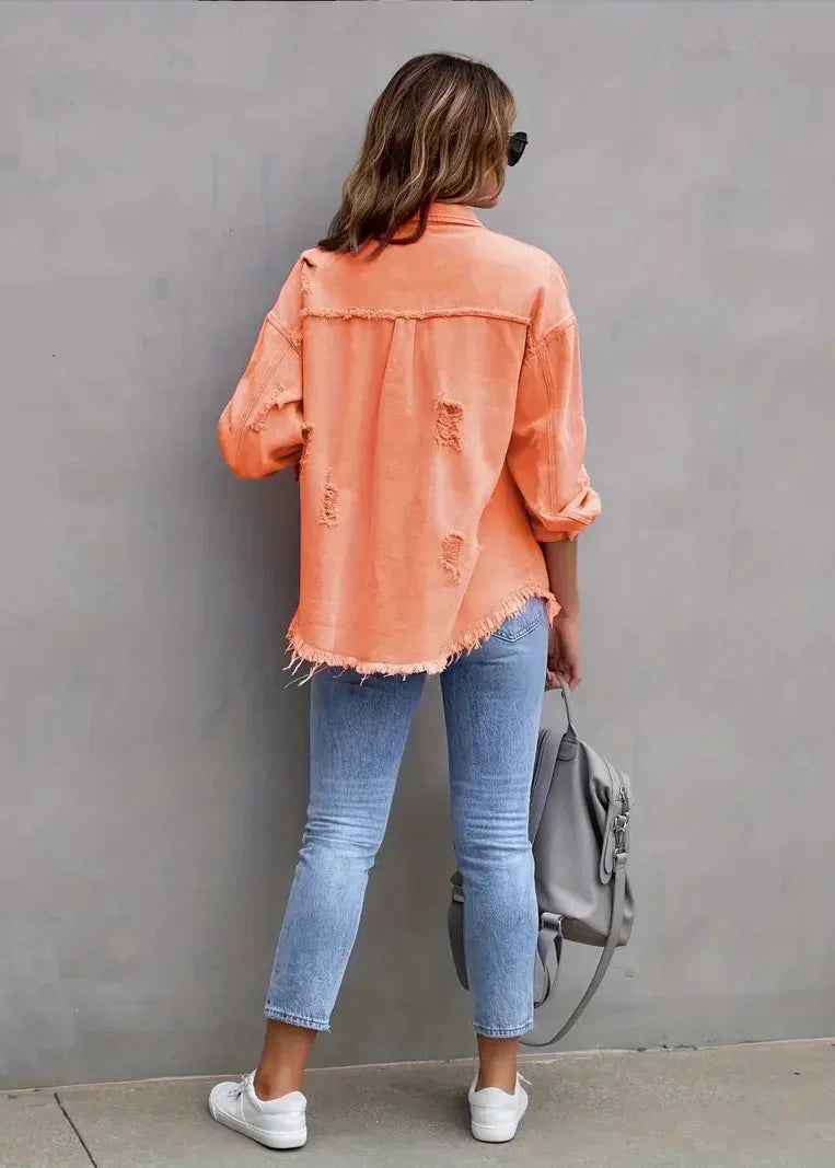 Mi-saison Denim Jacket