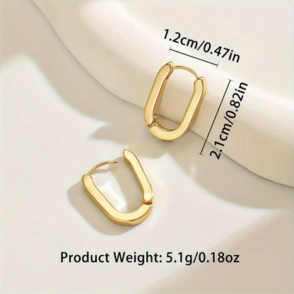 Aura | Boucles d'oreilles géométriques chic et élégantes