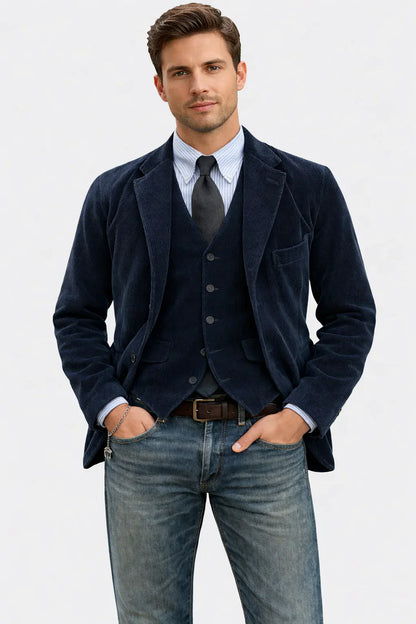 BRADIAS | Ensemble Blazer & Gilet Élégant