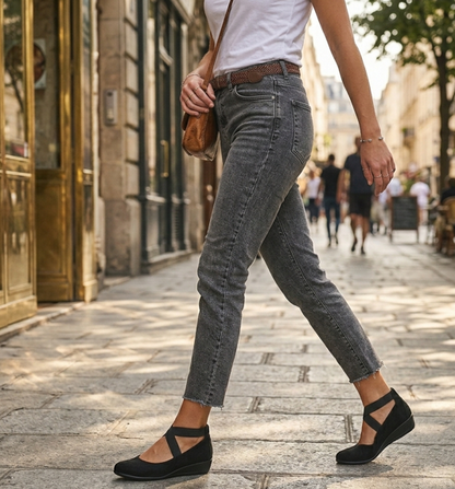 Margaux™ | Ballerines Élégance Croisée