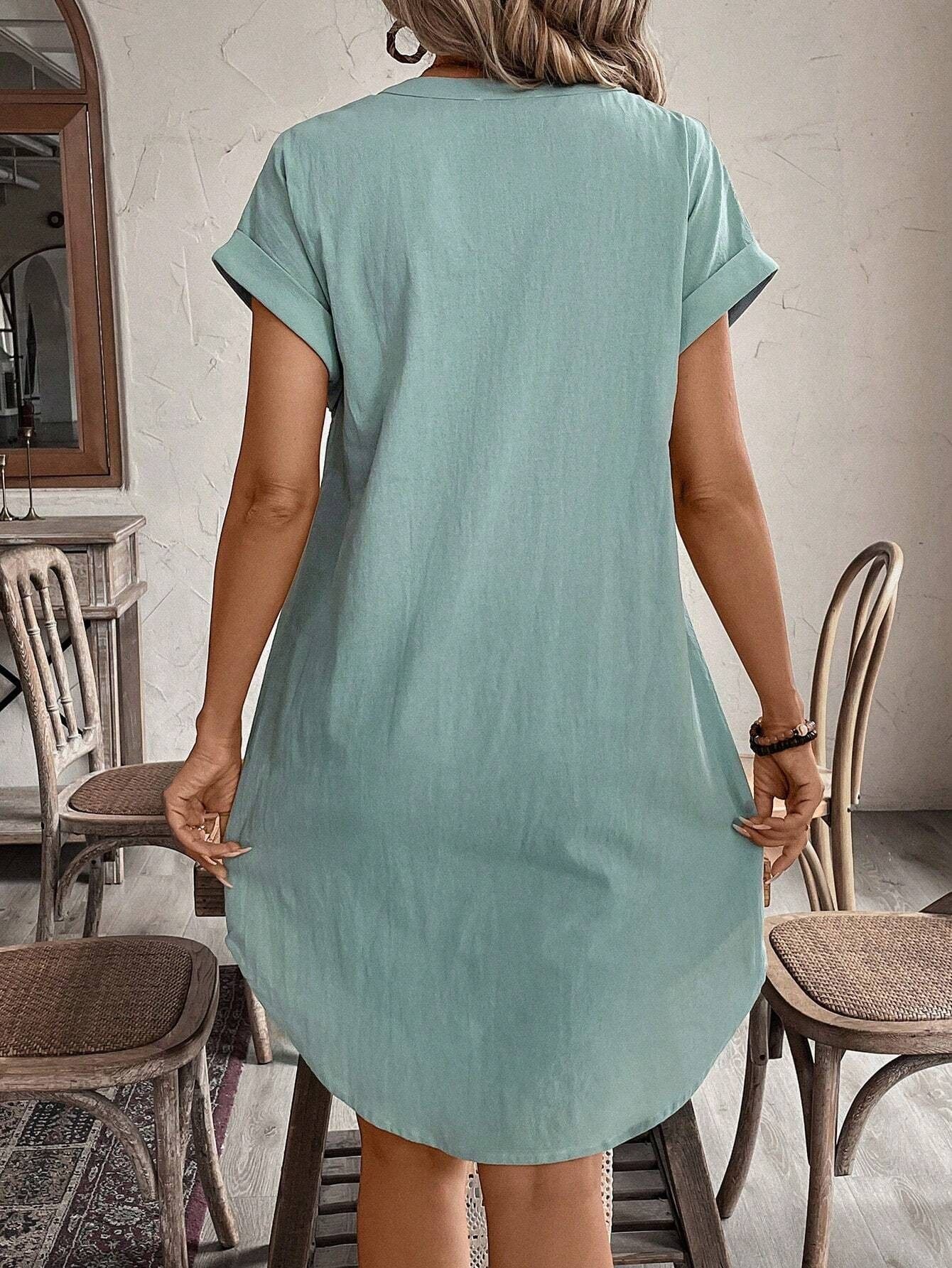 Siléa™ | Robe chemise midi en coton