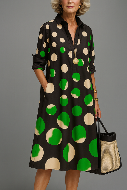 Althéa™ | Robe chemise midi élégante
