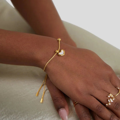 Ophélie — Bracelet Cœur Éternel, Élégance Intemporelle