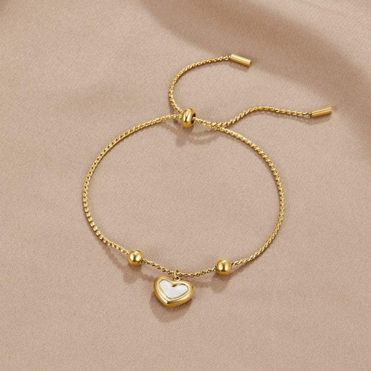 Ophélie — Bracelet Cœur Éternel, Élégance Intemporelle