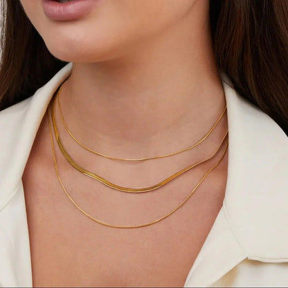 Esmée | Collier Multi-Couches en Or Doré – Élégant et Brillant pour un look tendance