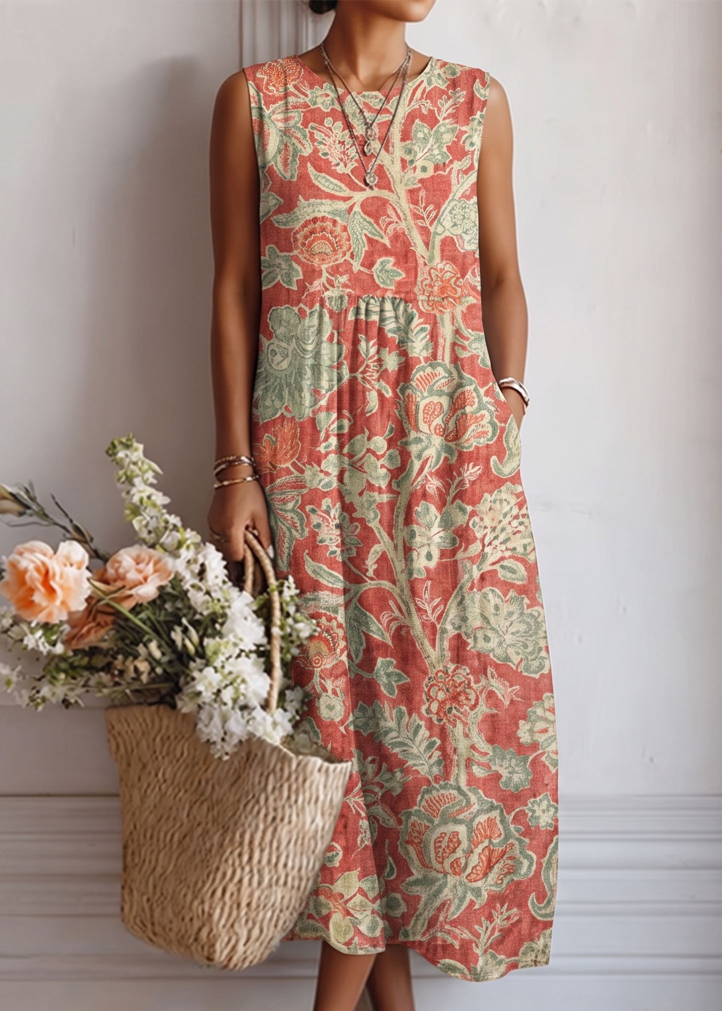 Léana™ | Robe Longue Douceur Bohème