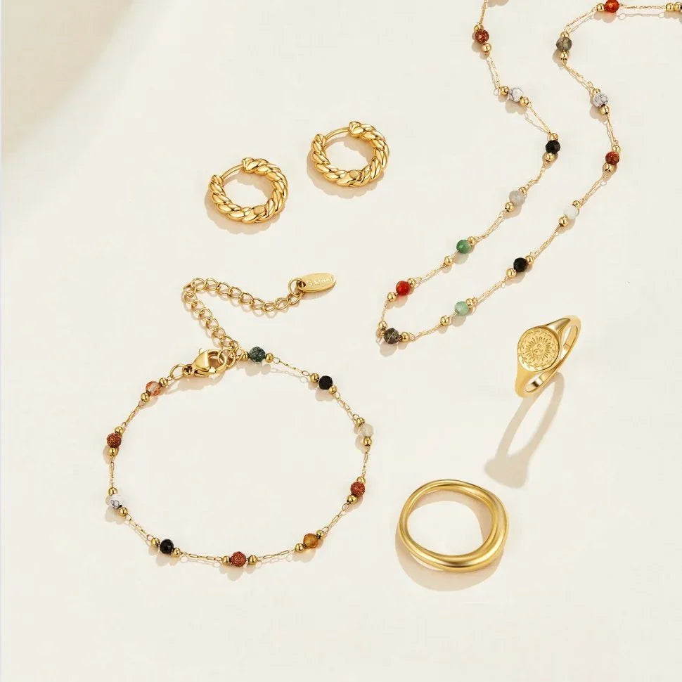 Éléonore | Bracelet en pierre naturelle — Élégance intemporelle