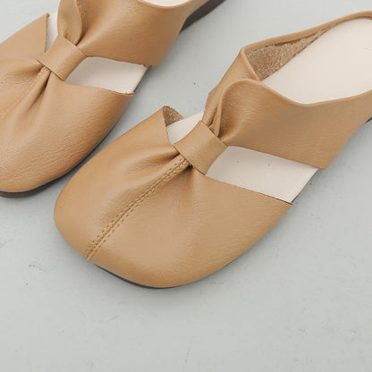 ÉLISE™ | Mules plates nouées élégantes
