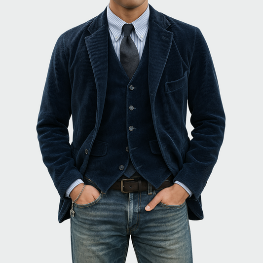 BRADIAS | Ensemble Blazer & Gilet Élégant